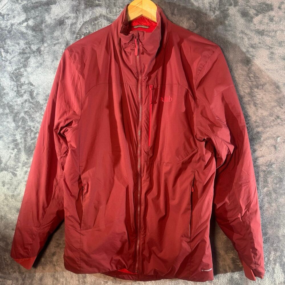 Rab Xenair Light Insulated Jacket Men’s Medium Tuscan Red Active Layer Gorpcore